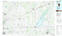 1985 Map of Carlyle Lake, Madison County, IL — High-Res | Pastmaps